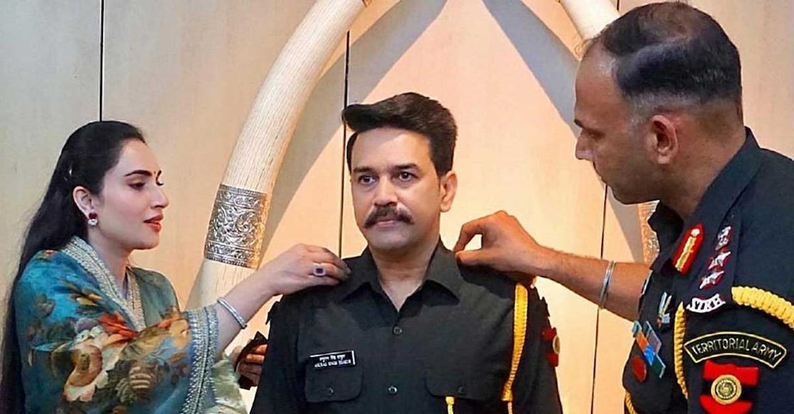 Anurag Thakur first Union Minister to become Captain in Territorial Army Anurag Thakur first Union Minister to become Captain in Territorial Army