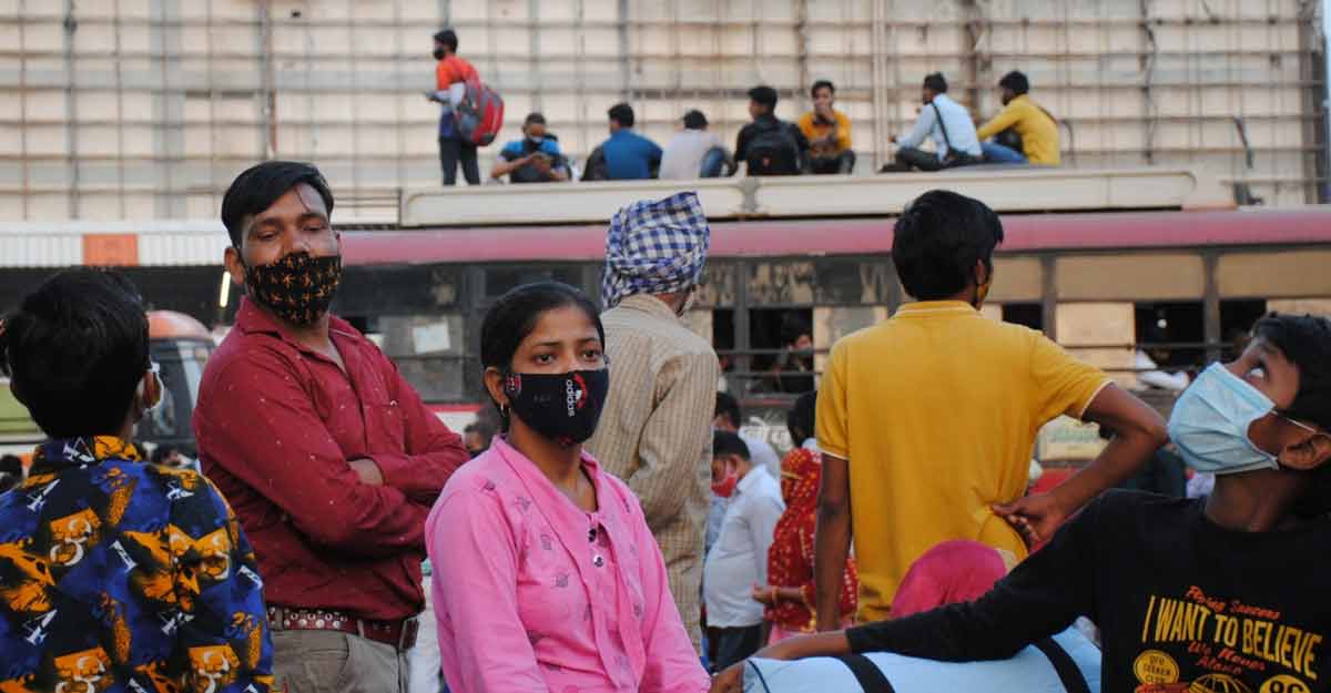 Migrant workers in Delhi
