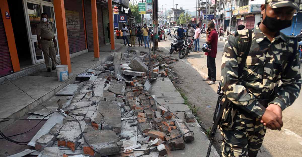 Backtoback earthquakes jolt Assam, tremors felt in Bengal India