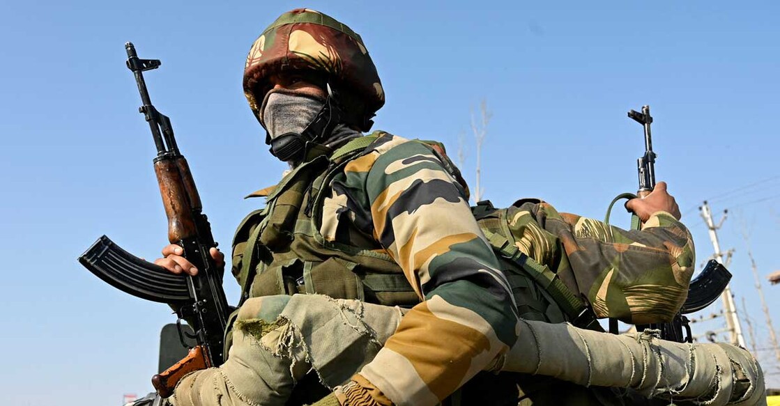 Indian soldiers. Photo:Tauseef Mustafa/AFP