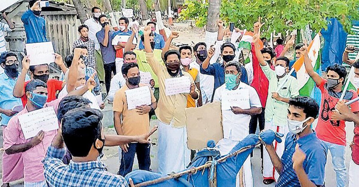 Protests spill onto Lakshadweep streets after Collector's press meet