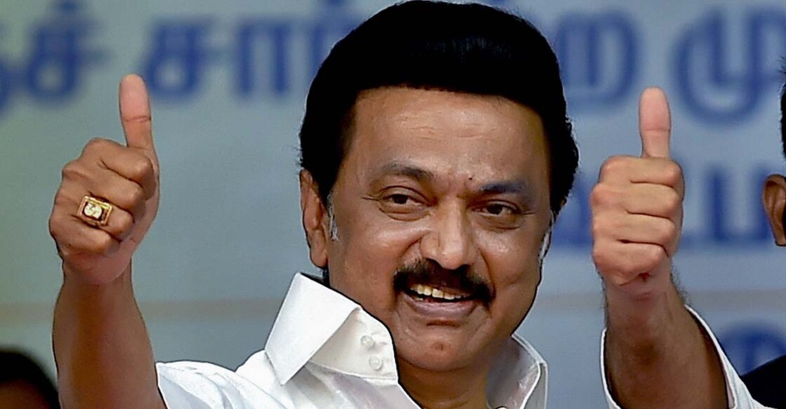 DMK Chief MK Stalin. PTI