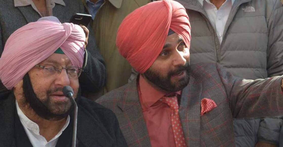 Amarinder Singh and Navjot Singh Sidhu.