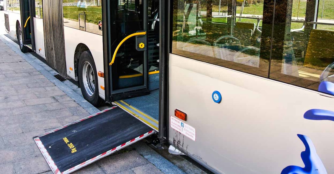 Disabled-friendly bus Disabled-friendly bus