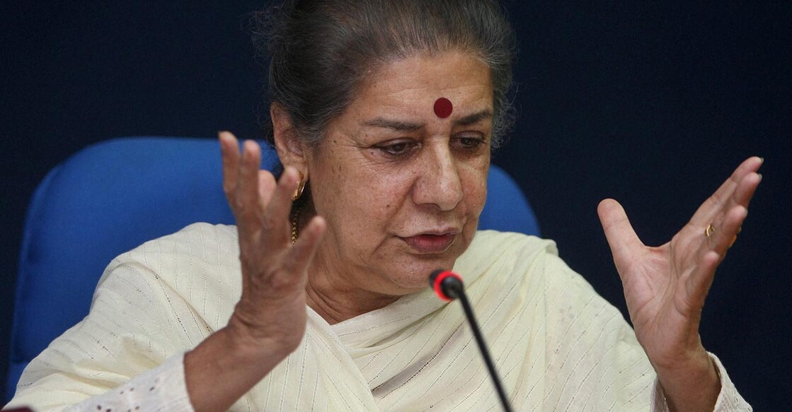 Congress leader Ambika Soni