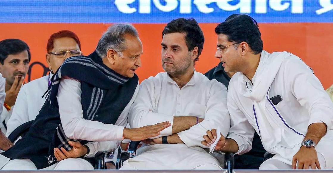 Ashok Gehlot, Rahul Gandhi and Sachin Pilot