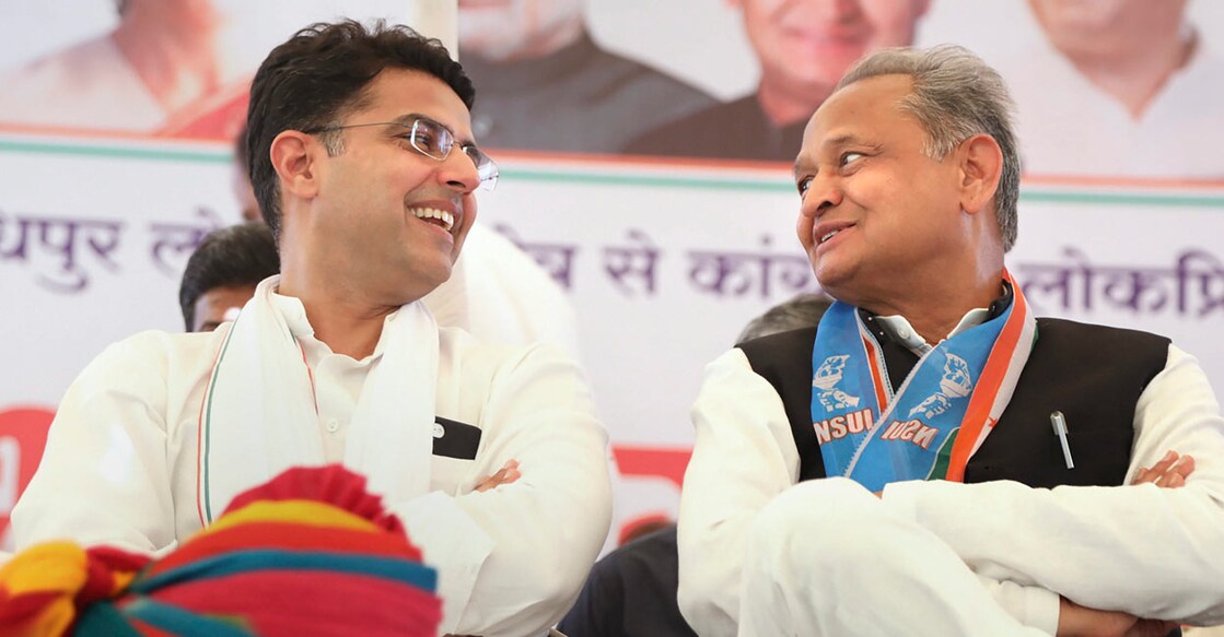 Sachin Pilot with Ashok Gehlot