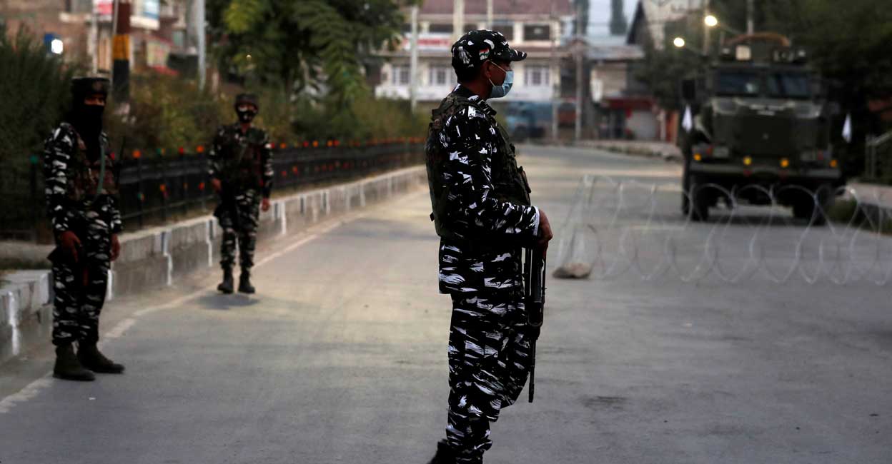 Security force personnel Representational Image. Reuters/Danish Ismail