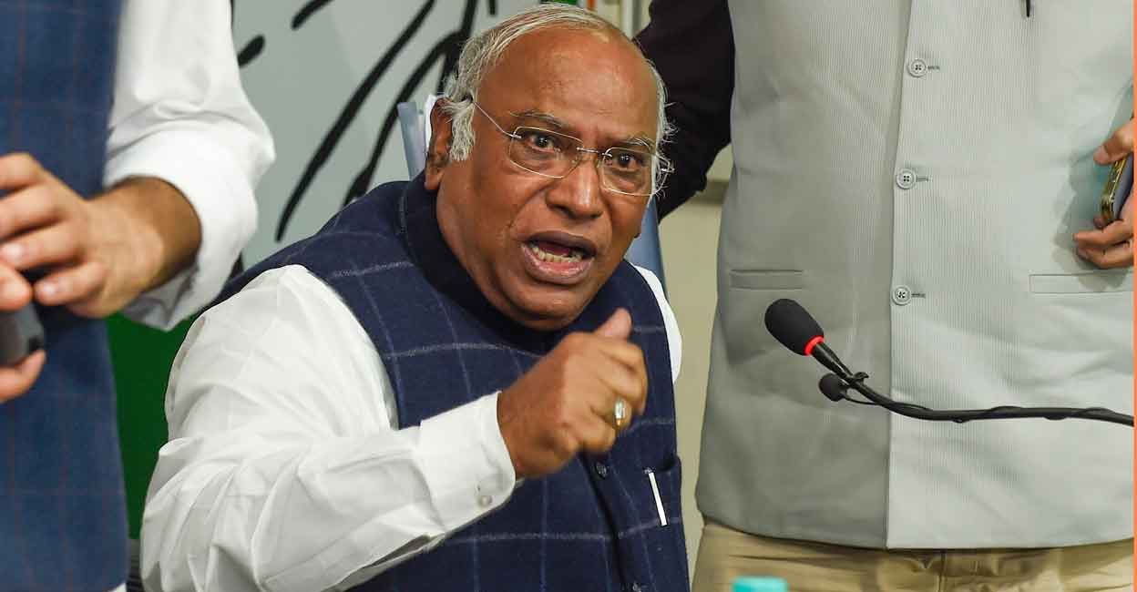 Darkest day in Indian democracy, says Kharge on Rahul's disqualification
