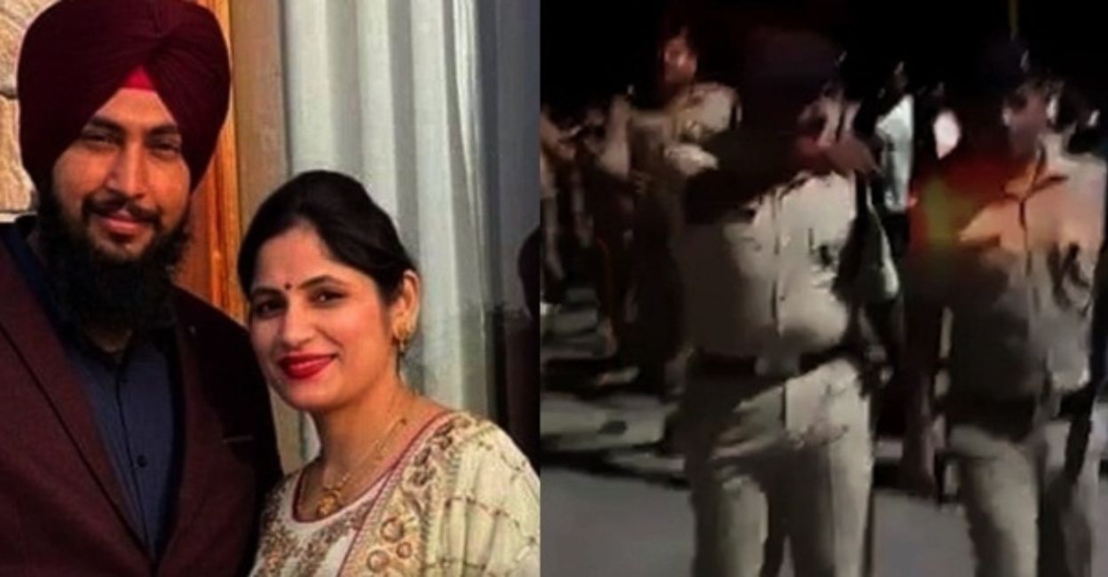 Media reports say that woman shot dead was identified as Gurpreet Bhullar, wife of local BJP leader and block chief Gurtej Bhullar.
