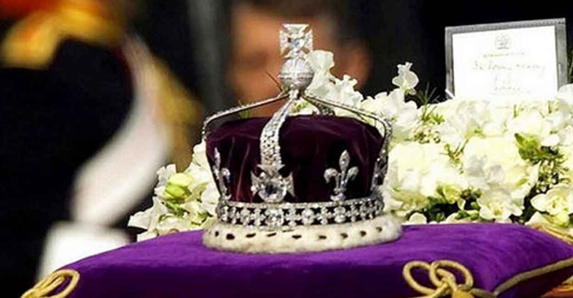 The Kohinoor diamond, one of the largest diamonds in the world.