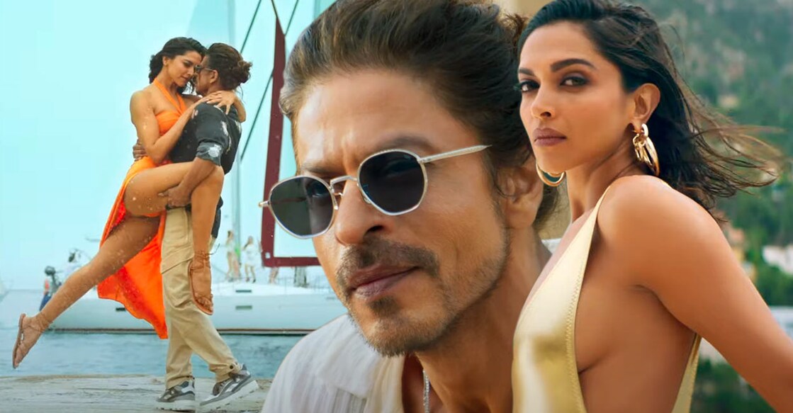 Stills from the song 'Besharam Rang' in the movie Pathan. File Photo