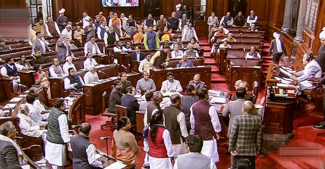 Proceedings of Rajya Sabha underway during the ongoing Winter Session of Parliament, in New Delhi, Thursday, December 15, 2022. Photo: PTI