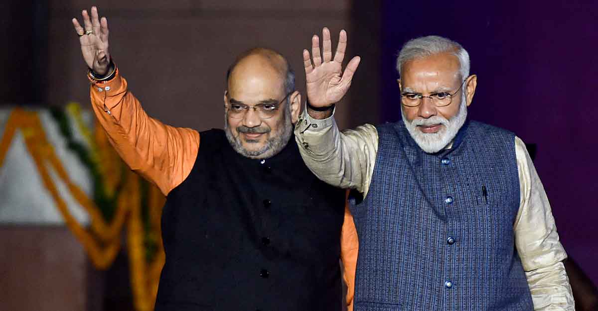 Amit Shah; Narendra Modi. File Photo: PTI