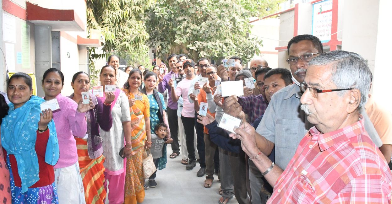 Voting in progress for second phase of Gujarat Assembly elections in 93 seats