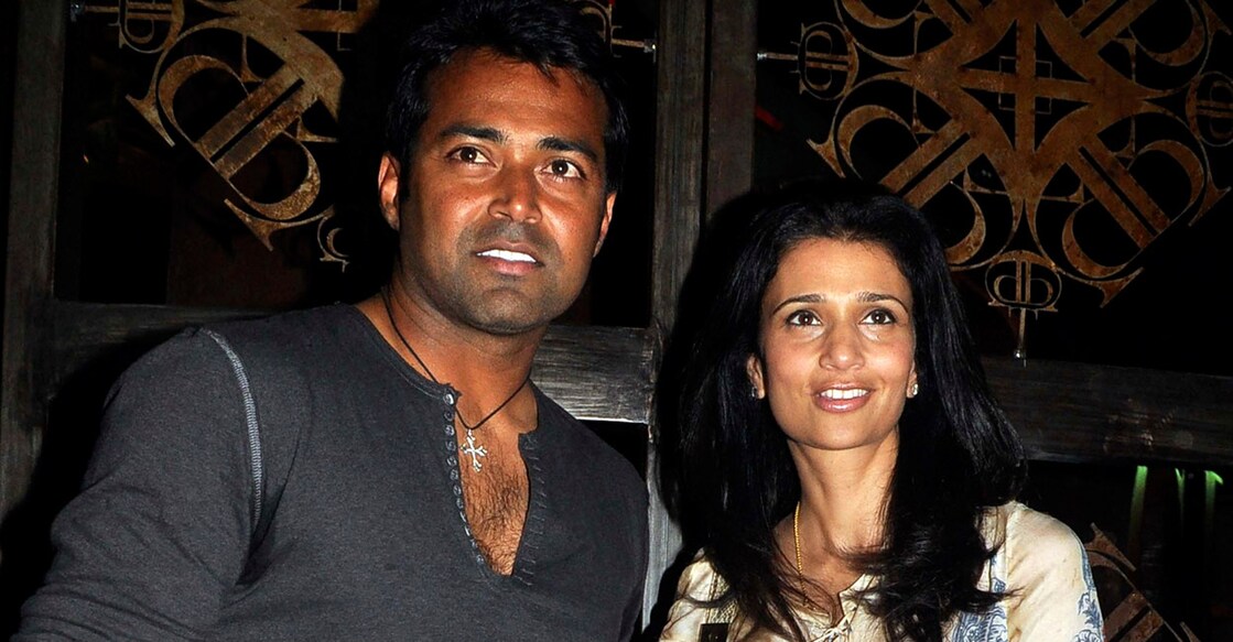 Leander Paes and Rhea Pillai. File photo: AFP