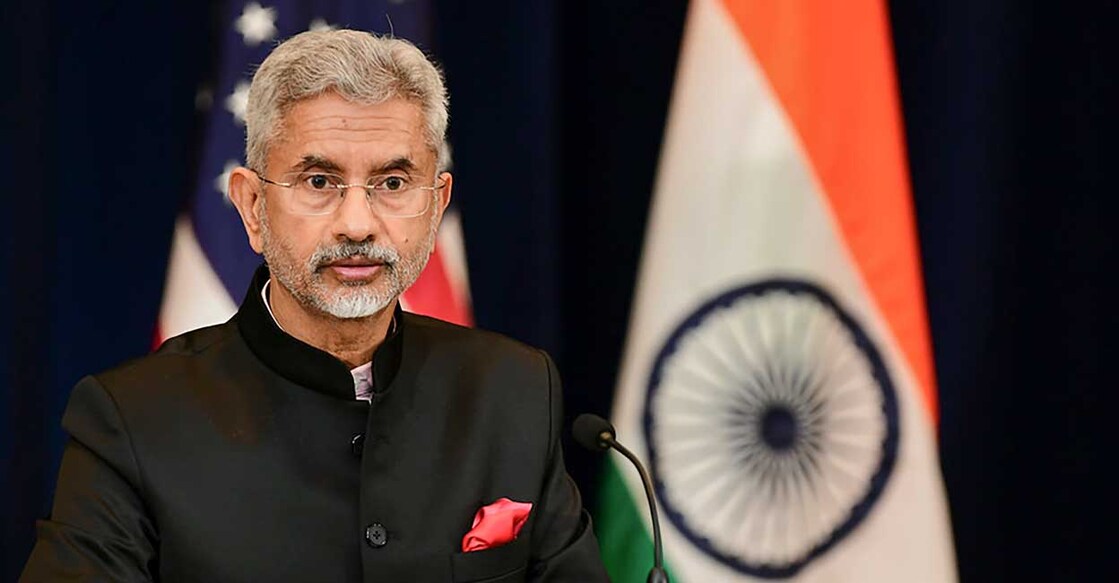 External Affairs Minister S. Jaishankar speaks during a news conference during the fourth U.S.-India 2+2 Ministerial Dialogue at the State Department, in Washington, DC. PTI