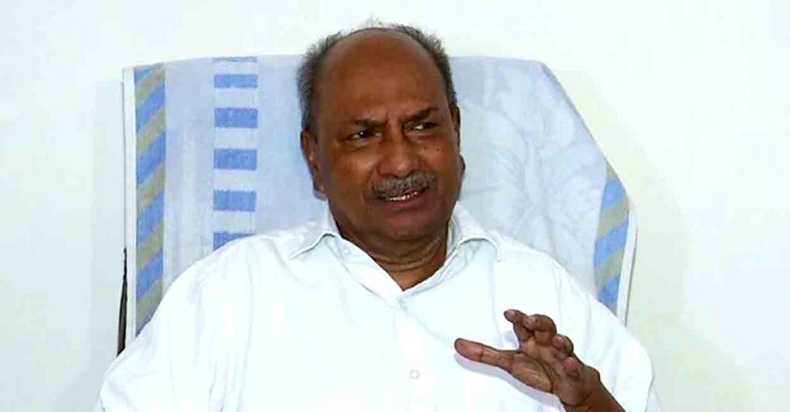A K Antony addresses media in New Delhi on Wednesday. 