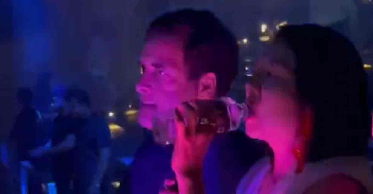 In the video, Rahul Gandhi could be seen in a dimly-lit nightclub along with a friend, with music playing in the background. Screengrab