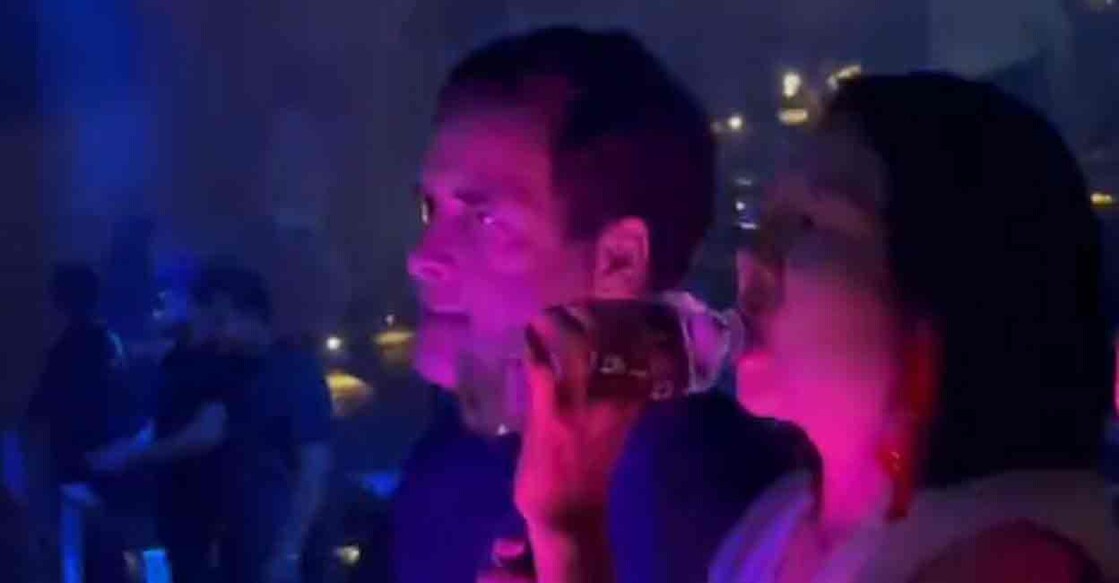 In the video, Rahul Gandhi could be seen in a dimly-lit nightclub along with a friend, with music playing in the background. Screengrab