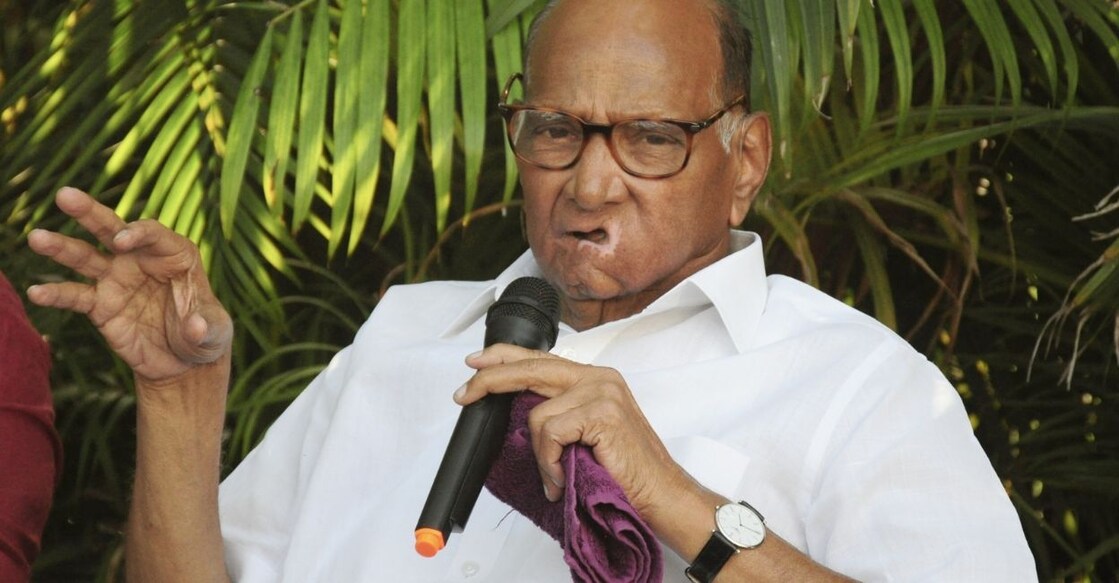 NCP party chief Sharad Pawar. Photo: Qamar Sibtain/IANS