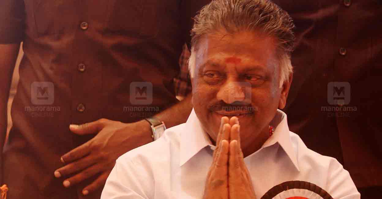 INDIA-POLITICS-WATER-CAUVERY O Panneerselvam. File photo: Manorama
