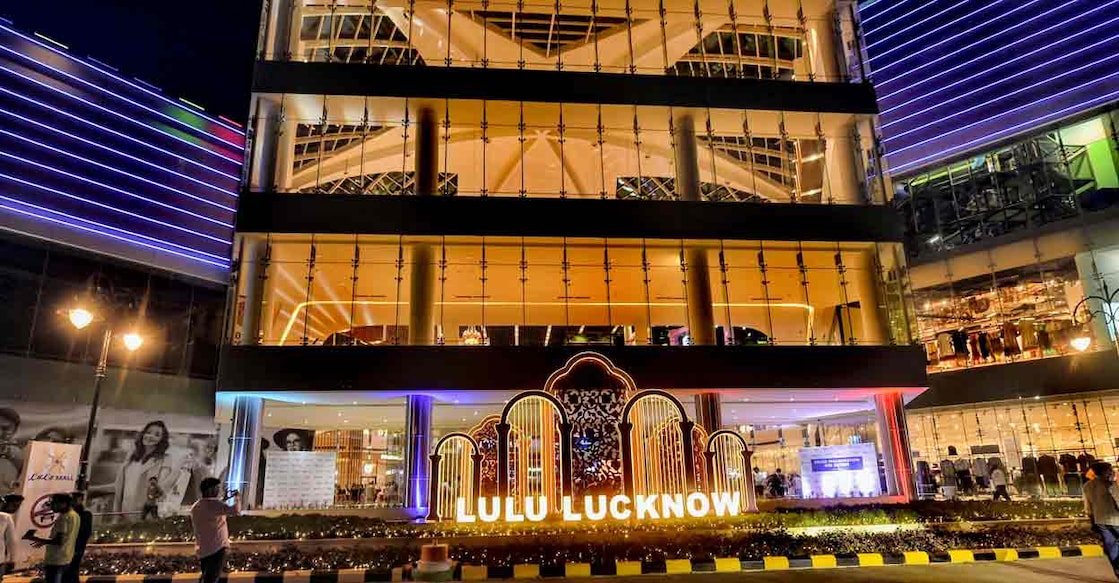  LuLu Mall after its inauguration by Uttar Pradesh Chief Minister Yogi Aditiyanath, in Lucknow, Sunday, July 10, 2022. Photo: PTI