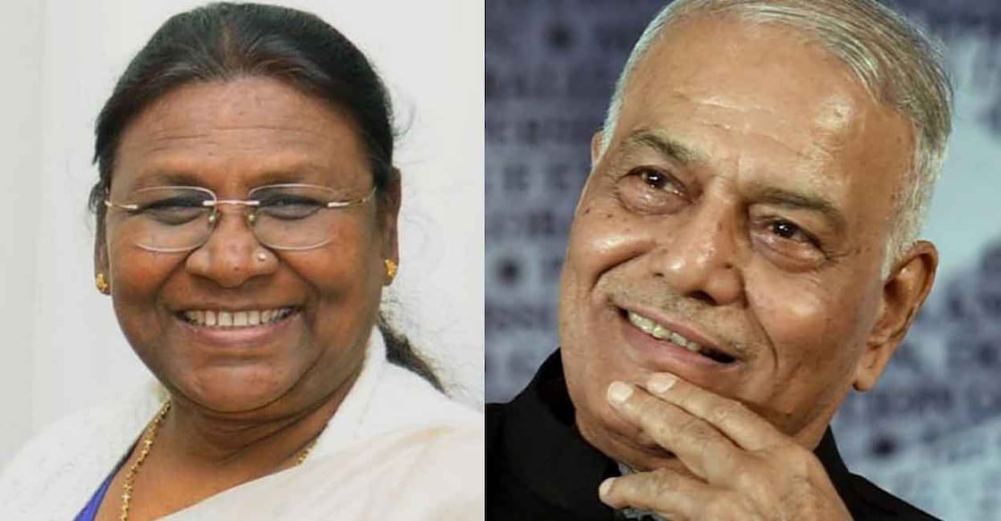 NDA candidate Droupadi Murmu, Opposition's candidate Yashwant Sinha