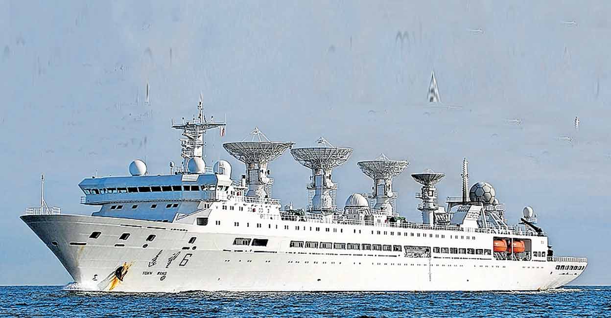 China's spy ship to dock at Lanka port despite India's concerns