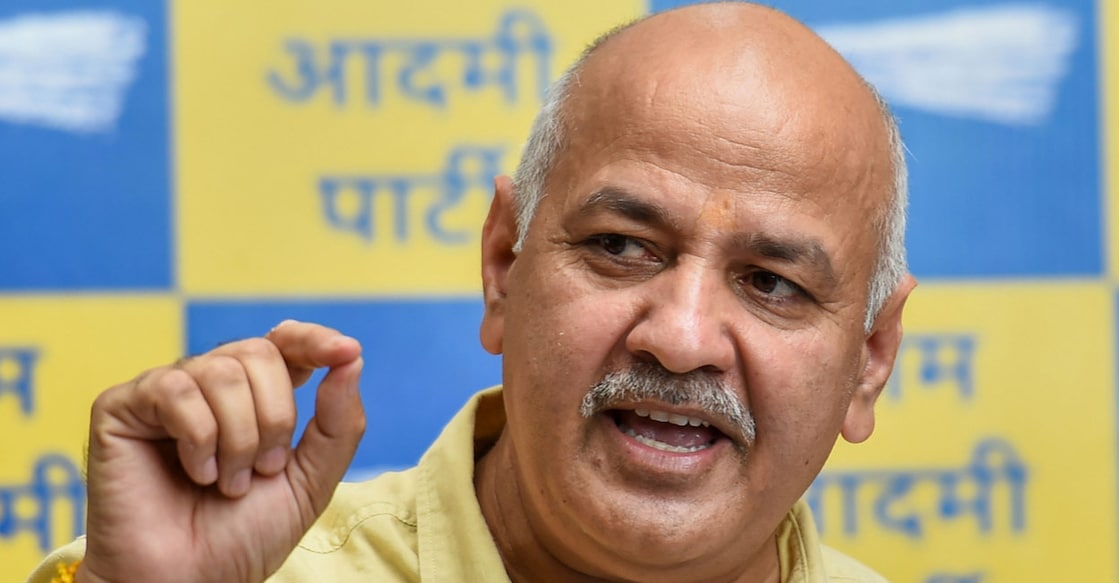 Deputy Chief Minister of Delhi Manish Sisodia addresses a press conference in New Delhi, Saturday, Aug. 20, 2022. Photo: PTI /Shahbaz Khan
