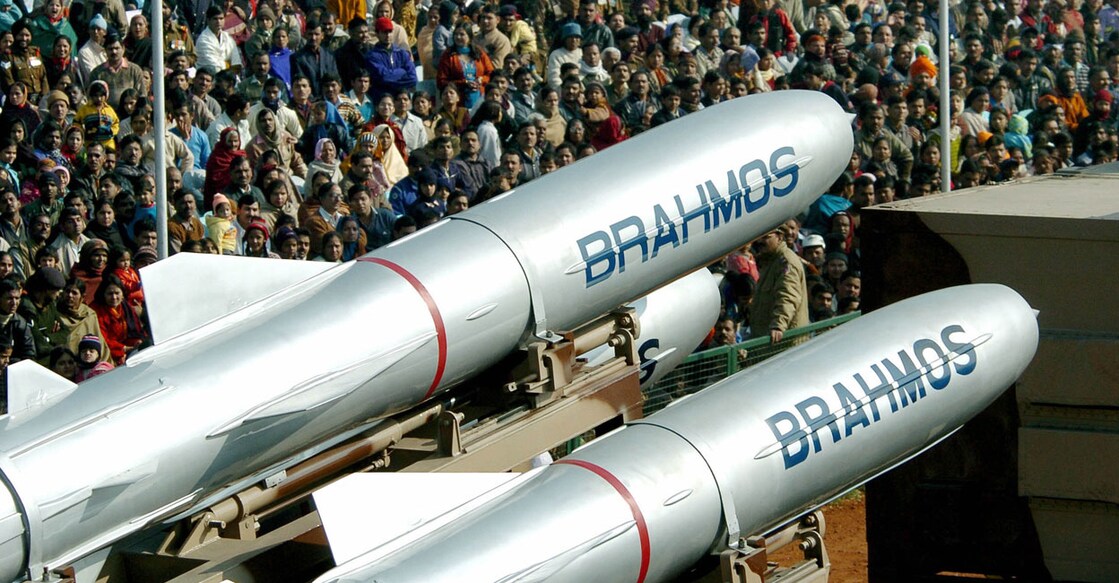 A representational photograph of Brahmos missile. File photo: AFP