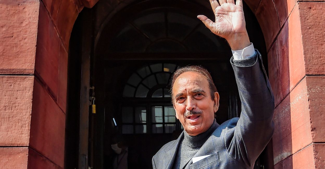 Ghulam Nabi Azad. Photo: PTI/Manvender Vashist Lav