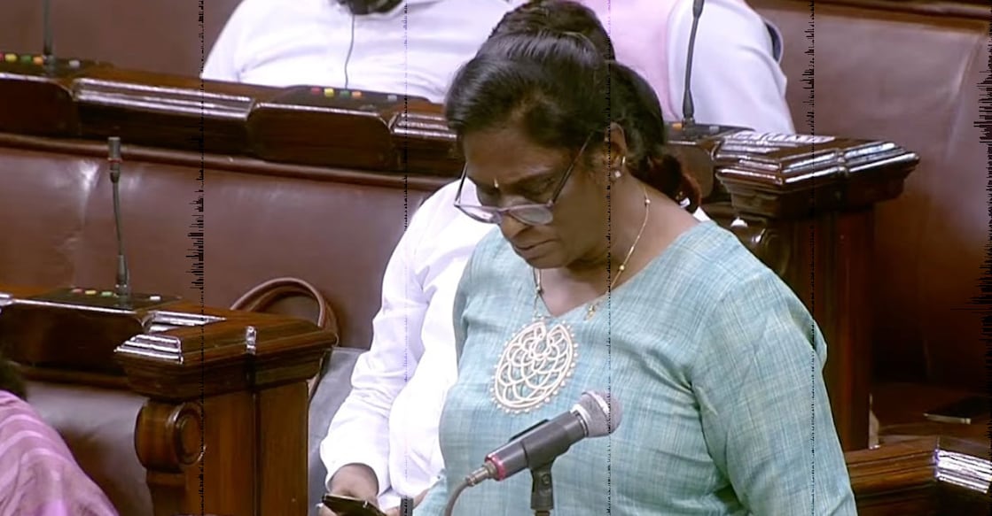 PT Usha A screengrab of PT Usha's speech in the Rajya Sabha on Wednesday.