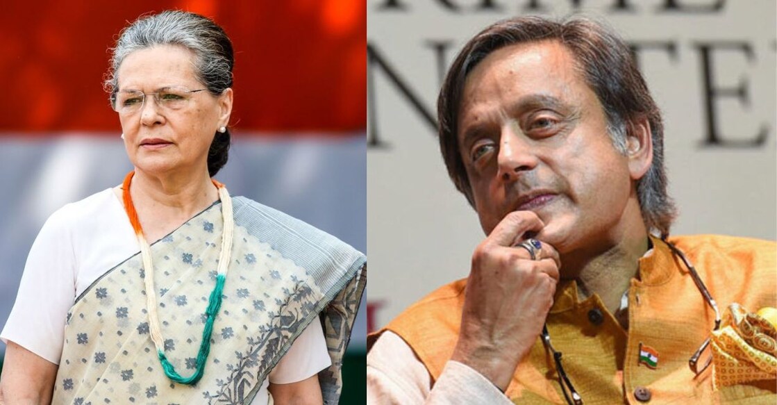 sonia-tharoor Sonia Gandhi; Shashi Tharoor