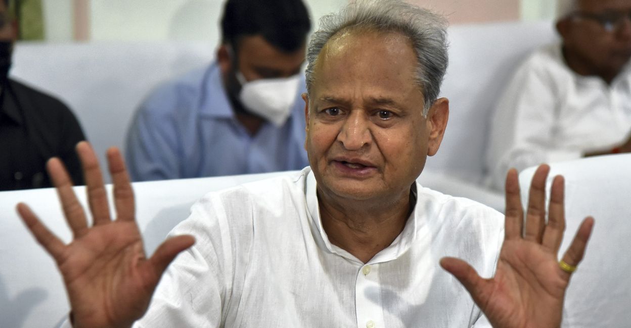 gehlot Rajasthan Chief Minister Ashok Gehlot. Photo: PTI