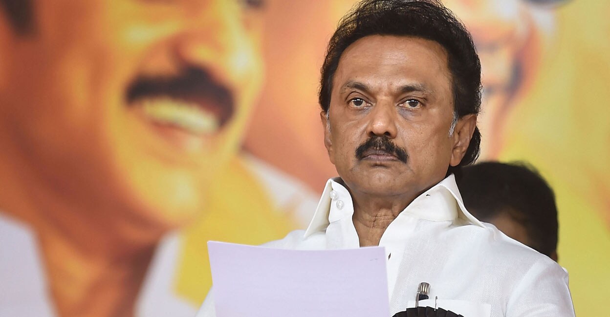 Tamil Nadu CM MK Stalin. Photo: PTI