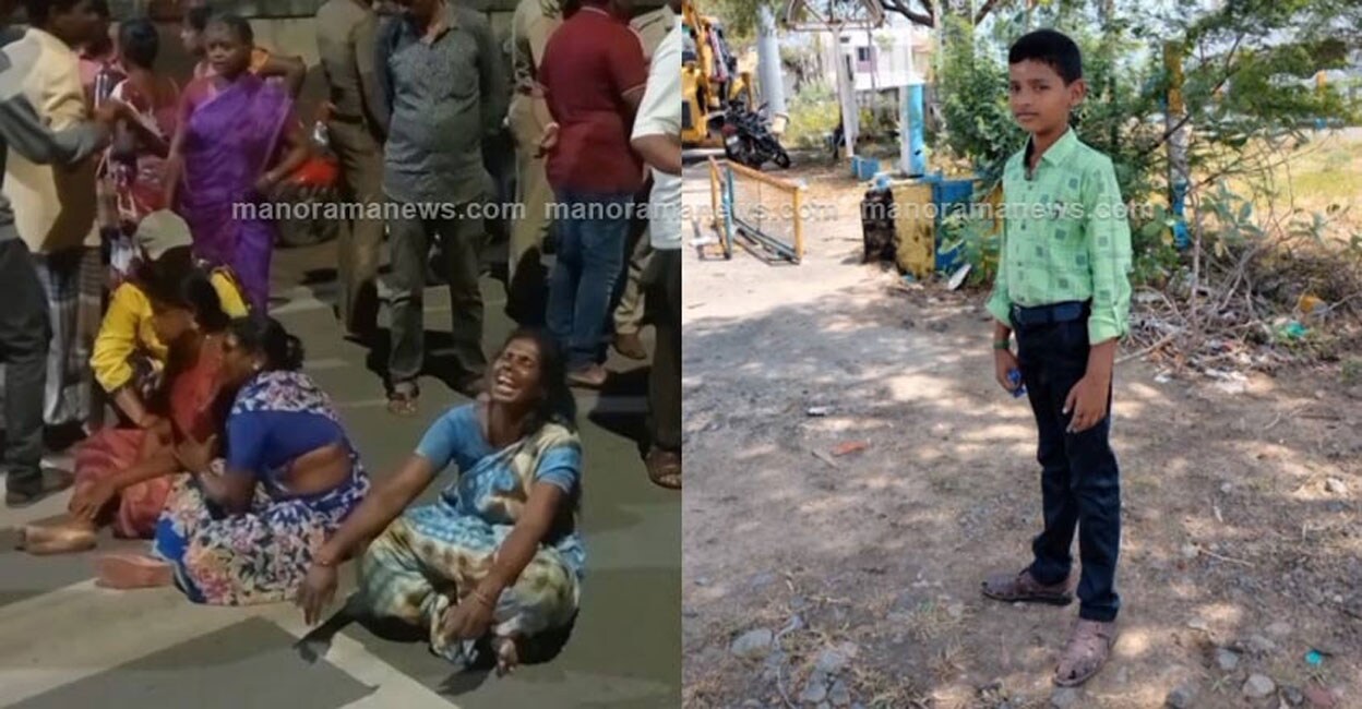 The Nagapattinam-Chennai highway was also blocked for several hours by Balamanikandan's (right) relatives. 