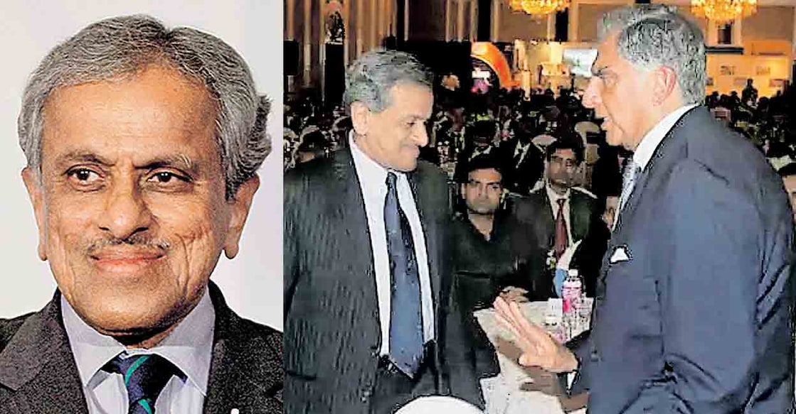 R Krishnakumar R Krishnakumar, R Krishnakumar with Ratan Tata. File photo: Manorama