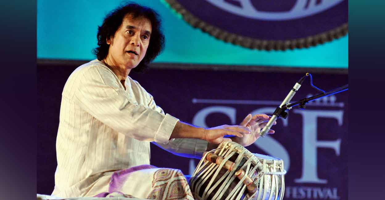 Ustad Zakir Hussain. File photo: PTI