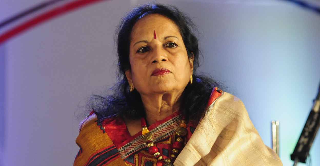 Singer Vani Jairam. File photo: Manorama