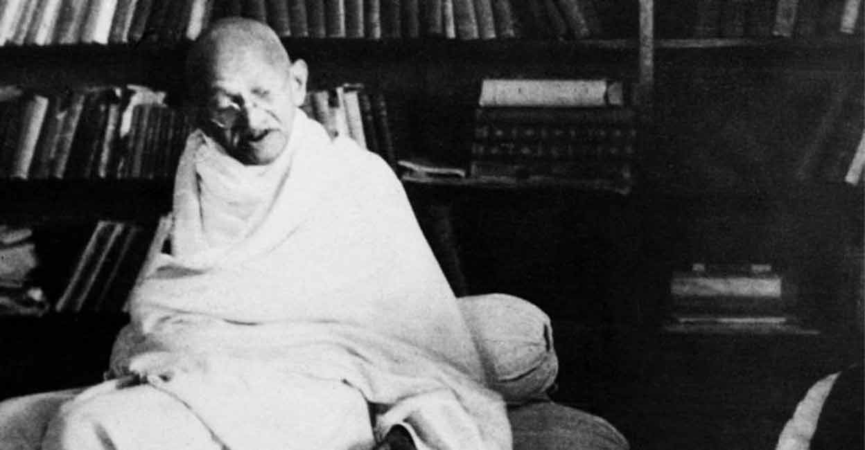 Mahatma Gandhi.