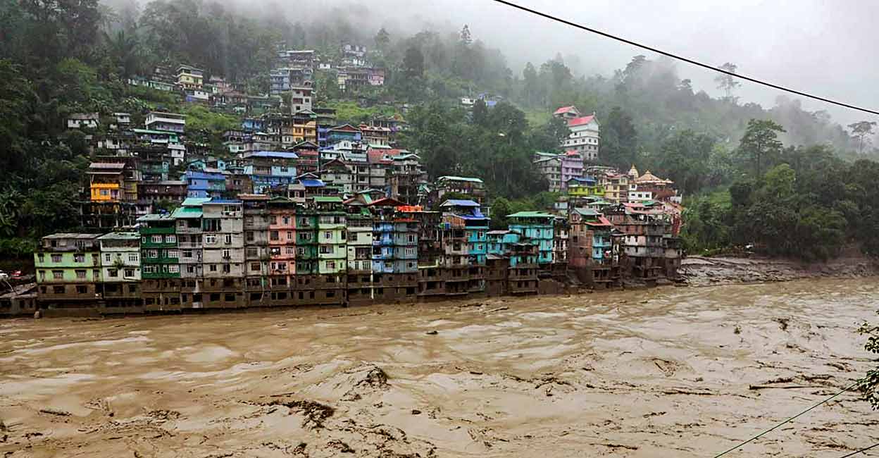 Sikkim flash flood: 14 dead, over 100 missing; 14 bridges destroyed