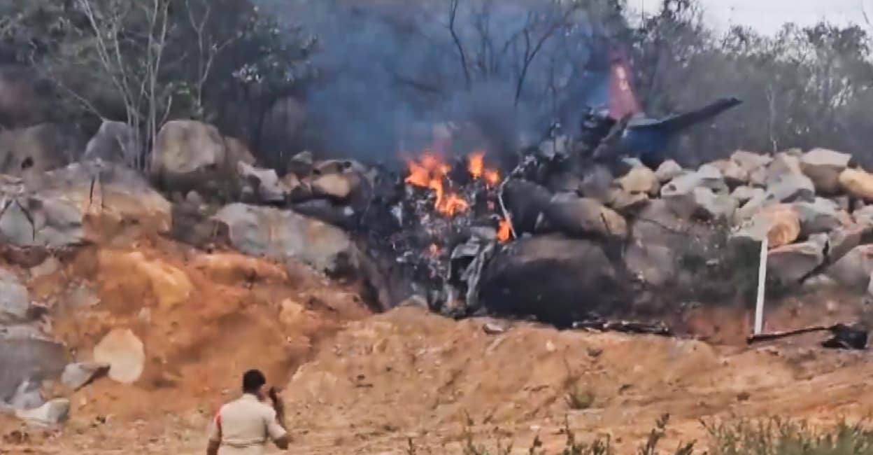 Two IAF pilots killed in Pilatus trainer aircraft crash in Hyderabad