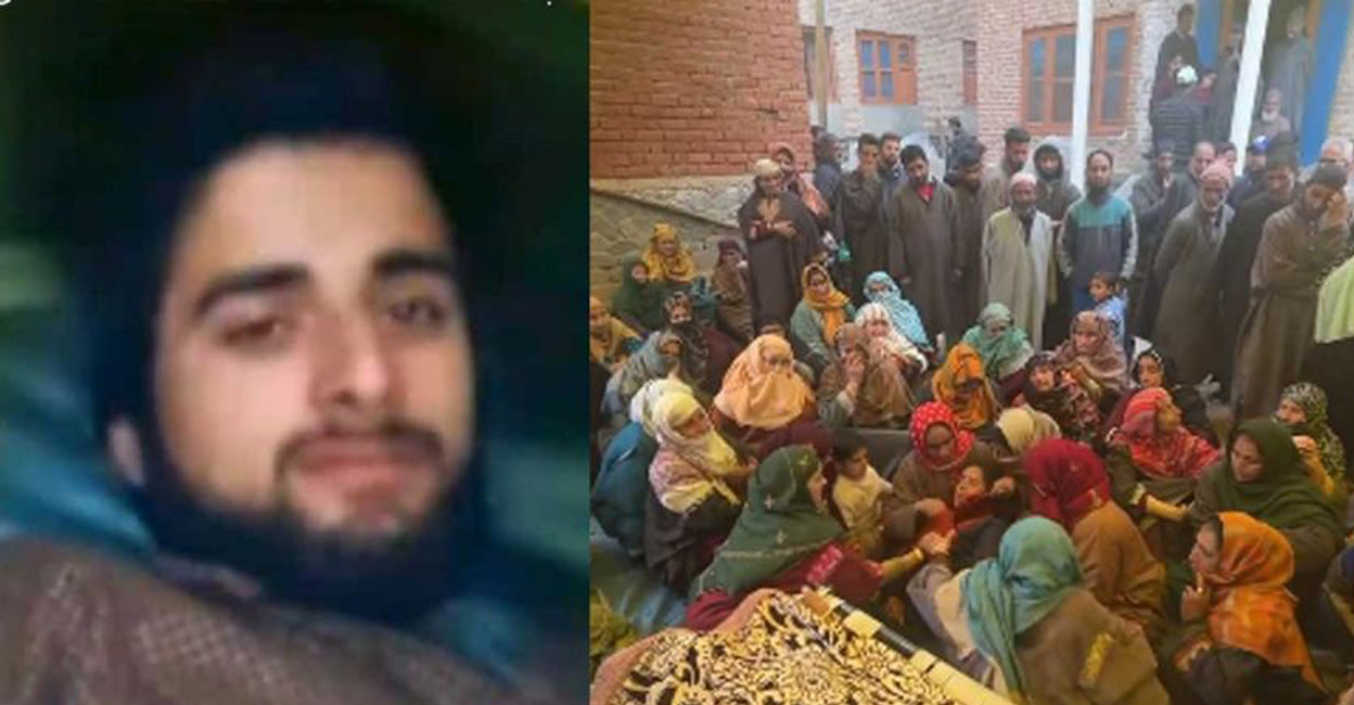 Sanjay Sharma, a bank guard, was shot dead by terrorists barely 100 metres from his home in Achan in Pulwama. Photo: Manorama Online