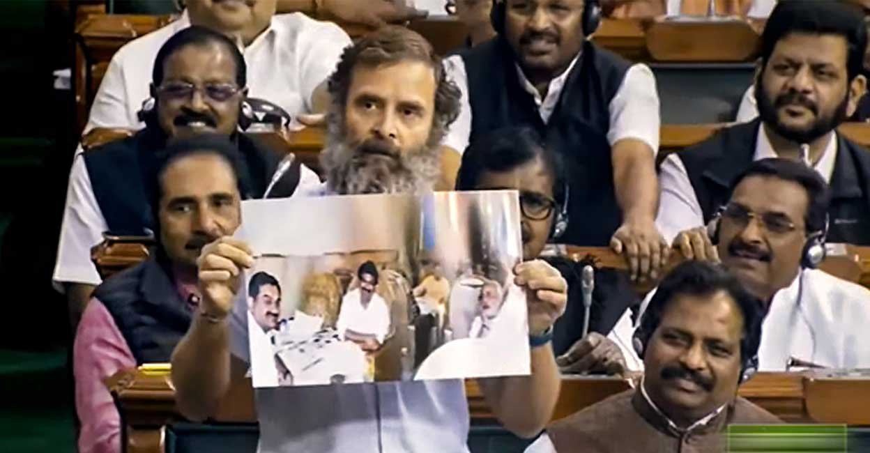 From Kerala to Kashmir, the only name we heard was Adani: Rahul Gandhi in Lok Sabha