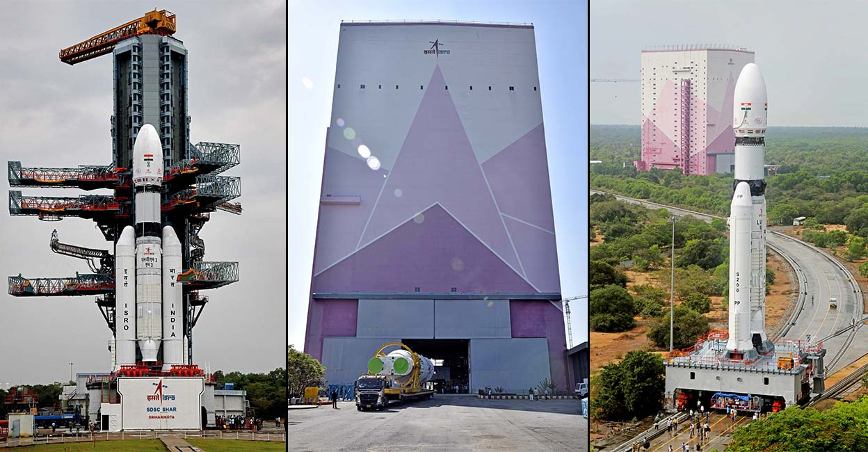 This is the sixth flight of LVM3 which was earlier known as Geosynchronous Satellite Launch Vehicle MkIII (GSLVMkIII). Photo: ISRO website