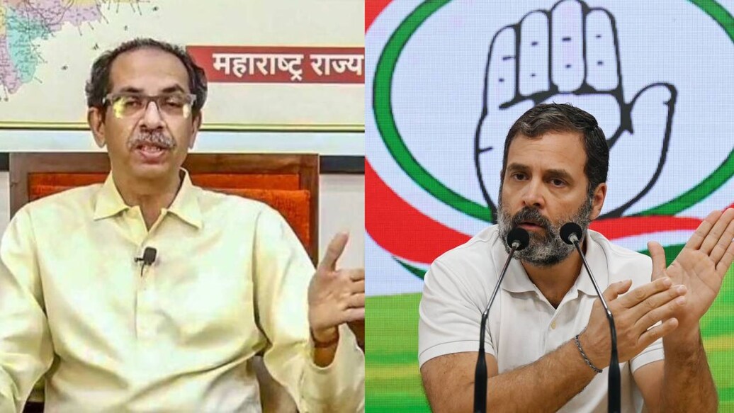 Thackeray and Rahul Gandhi Thackeray and Rahul Gandhi . Photo: PTI
