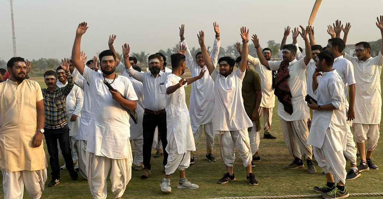 The tournament was organised by Bhudev Seva Samiti for Karmakandi Brahmins from Rajkot and Jamnagar. Photo: Special Arrangement