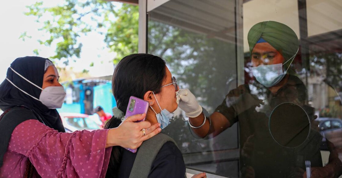 COVID test. Photo: PTI