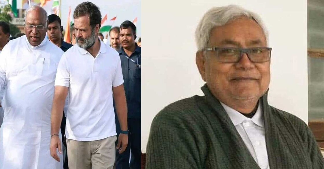 Opposition leaders meet Nitish Kumar said that they would try to unite more opposition parties and that they would continue their efforts in this regard. Photo: Instagram/Nitish Kumar/Mallikarjun Kharge